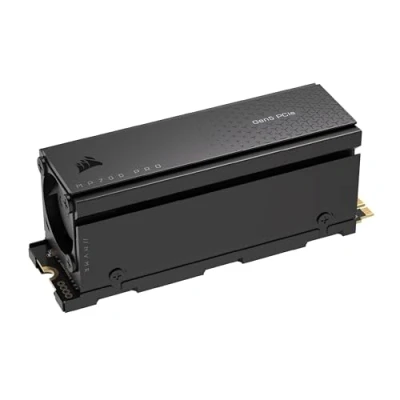 Abbildung von Corsair MP700 PRO Mit Luftkühler 2TB M.2 PCIe Gen5 x4 NVMe 2.0 SSD 2280 Bis zu 12.400MB/sec Sequentielles Lesen High Density TLC NAND Schwarz