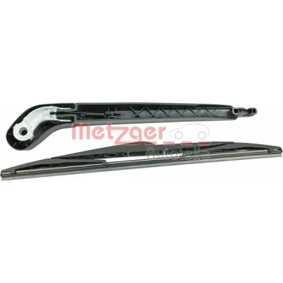 Abbildung von Wischarm, Scheibenreinigung Metzger 2190266 hinten mit Kappe, integriertem Wischblatt FORD: Focus 2