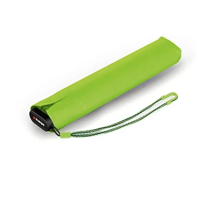 Abbildung von Knirps Taschenschirm Ultra US.050 Slim Manual leicht und flach Sturmfest Windproof 21 cm Neon Green