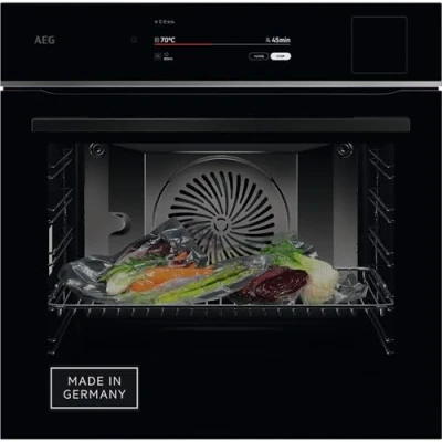 Abbildung von AEG Einbaubackofen 9000 »TP9SB82WAB 944035053«, Steam Clean, glatte Innenwände aus Longclean Emaille