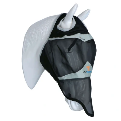 Abbildung von Shires Fliegenmaske Ohne Ohren Schwarz Warmblut