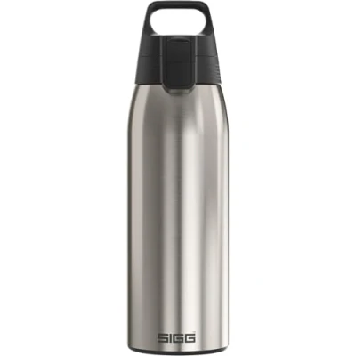 Abbildung von SIGG Edelstahl Trinkflasche Shield ONE Brushed Für Kohlensäurehaltige Getränke Geeignet Auslaufsicher Federleicht BPA frei Outdoor &amp; Fitness 1L