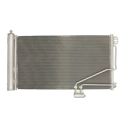 Abbildung von THERMOTEC KTT110278 Klimakondensator mit Trockner 13,8 640 MERCEDES BENZ: C Class Saloon, CLK Coupe