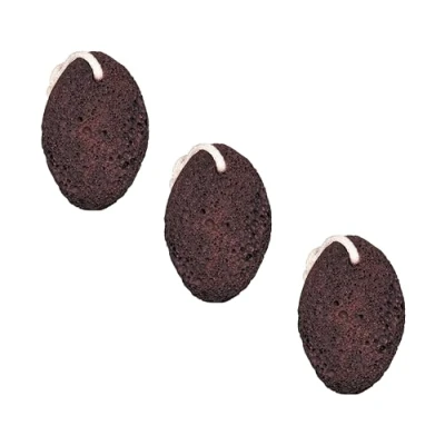Abbildung von Natur Bimsstein aus Lava Stein, Extra Groß 10 12 cm, Fußpflege Ferse Pediküre Fersen Hornhaut Entferner Vulkanlava Vulkanstein Pumice Stone Vulkan, Hornhautentferner für Füße und Hände (3 Stück)