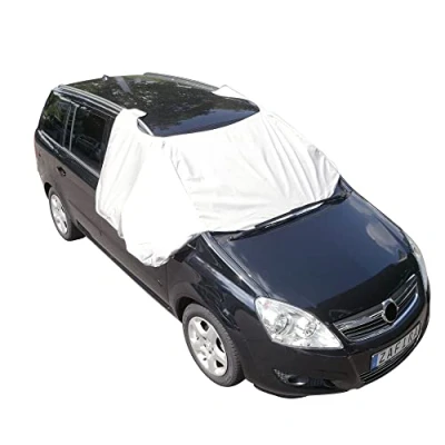 Abbildung von cartrend Front und Seitenscheibenabdeckung XXL, Seitenscheibenschutz auch für Lieferwagen, Vans SUVs geeignet, Magnethalterung, hochwertig beschichtet