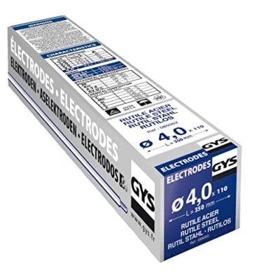 Abbildung von GYS 085053 110 Rutil Elektroden Stahl, 0 W, V