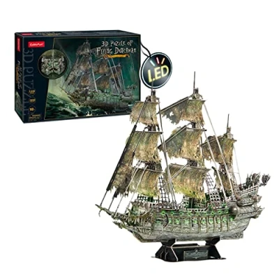 Abbildung von Party Town Flying Dutchman 3D Puzzle Kinder 3 d erwachsen Schiff Deko Modellbausatz 360 Teile Erwachsene