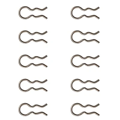 Abbildung von 10x Federklammern Gabel für 4mm Druckschlauch Verbinder kompatibel mit Philips Saeco Krups Miele Bosch Gaggia Siemens Kaffeemaschine von Snapworld Kaffee