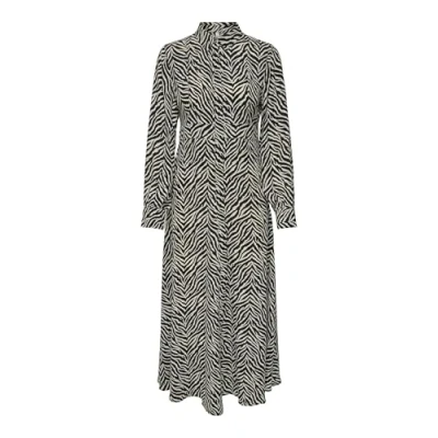 Abbildung von ONLY Hemdblusenkleid »ONLHELEN LIFE L/S V NECK MAXI DRESS PTM«, Sommerkleid