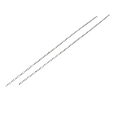 Abbildung von sourcing map 304 Edelstahl Druckfedern Silberton 0,5mmx3mmx305mm