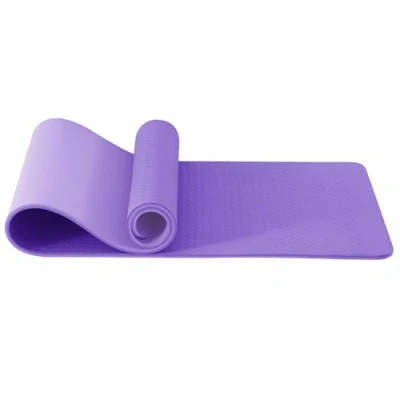 Abbildung von Good Nite Yogamatten Für Frauen Rutschfeste Strukturierte Oberflächen Gymnastikmatte Yoga Matte Dicke 10mm Mit Tragegurt Tpe Übungsmatte Pilates Gymnastik (183X61cm) (Dunkellila/Helllila)