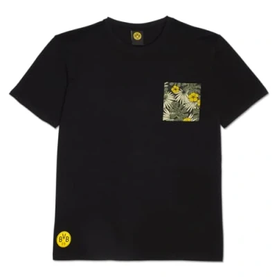 Abbildung von Borussia Dortmund Unisex BVB Flora T Shirt, Schwarz, L EU