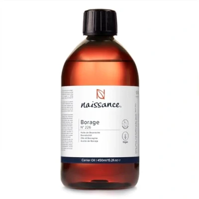 Abbildung von Naissance Borretschöl (Nr. 226) 450ml Naturrein, Kaltgepresst Borretsch Öl für Haut, Haare, Körper, Gesicht