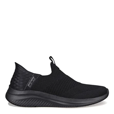 Abbildung von Skechers Wide Fit Ultra FLEX 3.0 Slipper, Damen, Größe: 39, Black Schuhe