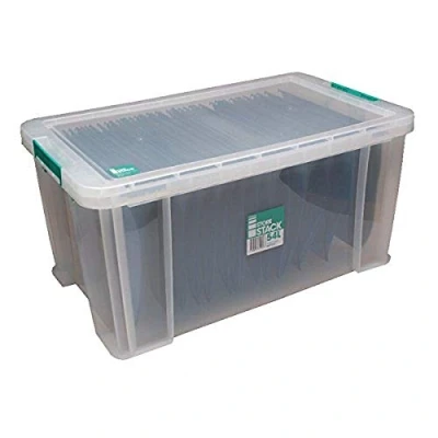 Abbildung von Storestack Aufbewahrungsbox, 370 x 110 80 mm, transparent 640 380 310 mm