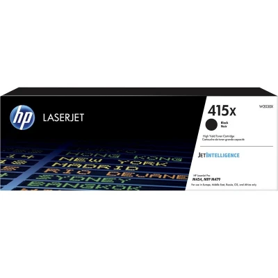 Abbildung von HP 415X (W2030X) Original Toner Schwarz mit hoher Reichweite für LaserJet Pro M454, XL