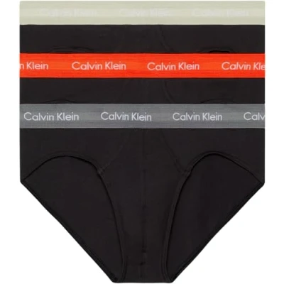 Abbildung von Calvin Klein Underwear HIP Brief 3 PACK Slip, Herren, Größe: XS, Black/cherry kiss/eiffle tower/moss green