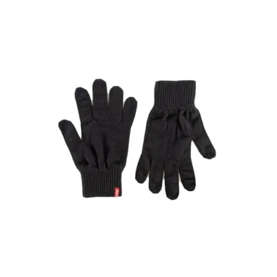 Abbildung von Levi&#039;s BEN Touch Screen Gloves Unisex Fingerhandschuh, Größe: Small, Navy blue