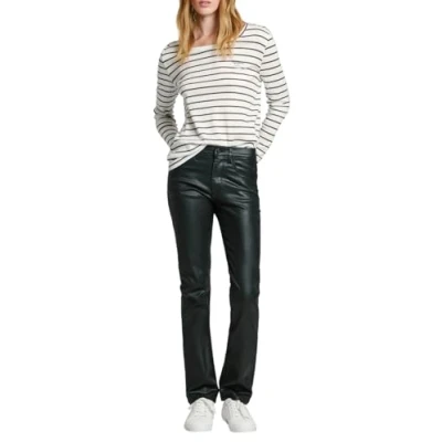 Abbildung von Pepe Jeans Damen Slim Mw Pl204589 Jeans, Blau (Denim xm5), 33W x 32L