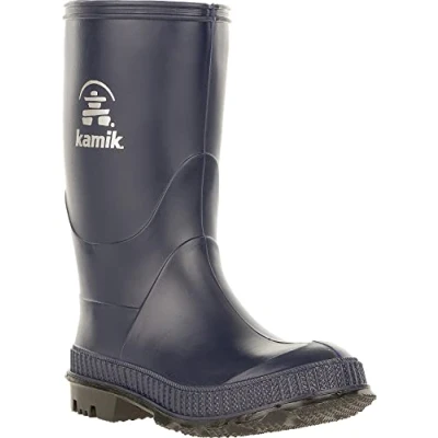 Abbildung von Kamik Unisex Jungen Stomp Gummistiefel, Blau (NAK_NAVY/BLACK SOLE),33/34EU