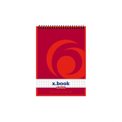 Abbildung von Herlitz 110635 Spiralnotizblock A6, 50 Blatt 10 Stück