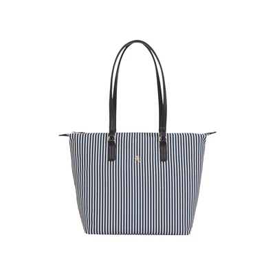 Abbildung von Tommy Hilfiger Poppy Summer TOTE Shopping Bag, Damen, Größe: One Size, Blue