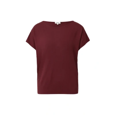 Abbildung von s.Oliver ÜBERSCHNITTENEN Schultern Tshirt basic, Damen, Größe: 34, Bordeaux