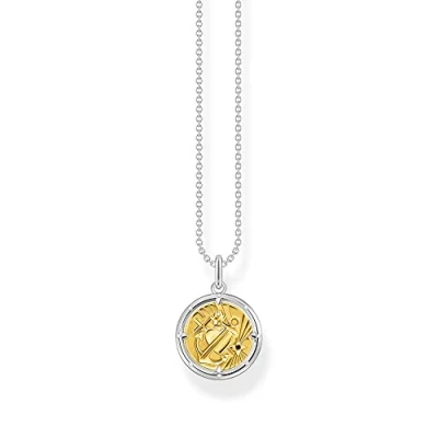 Abbildung von Thomas Sabo Kette Glaube Liebe Hoffnung aus 925er Sterlingsilber 750er Gelbgold Vergoldung, Länge: 40cm 45cm, KE2136 849 7 L45V