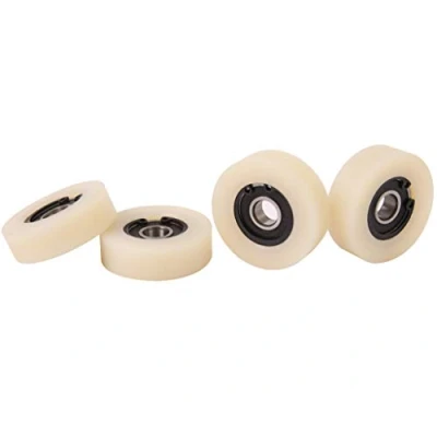 Abbildung von Smart Machines INDUSTRIAL_CASTERS PA6G Rollen aus Polyamid, 45 mm Durchmesser x 5,1 cm Breite, 10 Lager, 50 kg Tragkraft, präzise Bearbeitung, geräuscharm, hohe Schlagzähigkeit, 4 Stück