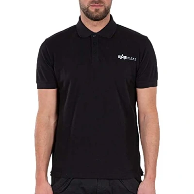 Abbildung von Alpha Industries Poloshirt, Herren, Größe: 3XL, Black