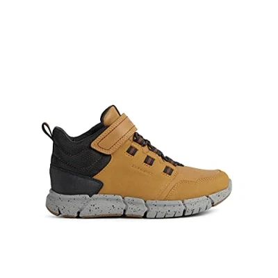 Abbildung von Geox J Flexyper Boy B Abx Ankle Boot, Dk Yellow Black, 28 EU
