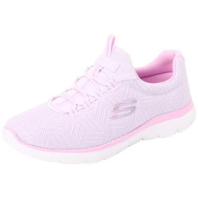Abbildung von Skechers Damen Summits Artistry Chic Sneaker, Lavendel Mesh Besatz, 40.5 EU