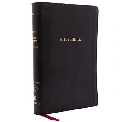 Abbildung von KJV Holy Bible: Giant Print with 53,000 Cross References, Deluxe Black Leathersoft, Red Letter, Comfort (Thumb Indexed): King James Version