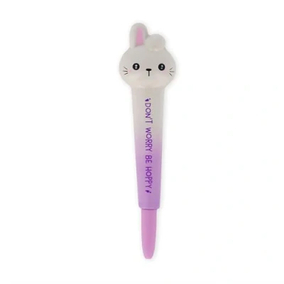 Abbildung von LEGAMI, Anti Stress Gelstift Squeezies, Schreibwaren zum Entspannen, Konzentration, Stress, super weich, schwarze Tinte, Durchmesser der Spitze 1 mm, Thema Kaninchen