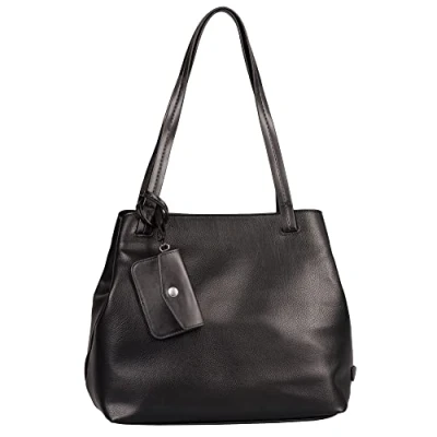 Abbildung von TOM Tailor Rubiana ZIP Shopper M Handtasche, Damen, Größe: One Size, Black