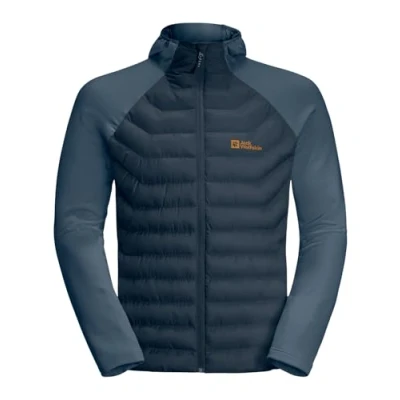 Abbildung von Jack Wolfskin Routeburn PRO Hybrid Outdoorjacke, Herren, Größe: Small, Midnight sky
