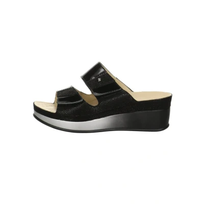 Abbildung von Vital Schuhe LARA Pantolette hoch, Damen, Größe: 37, Schwarz Kunststoff