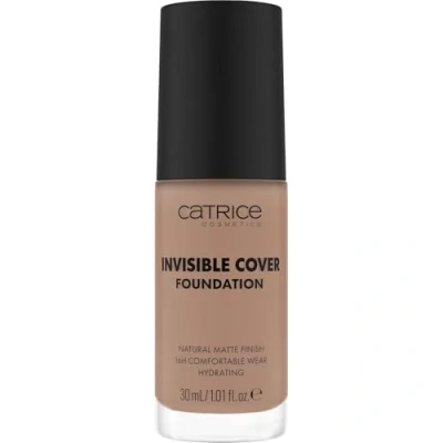 Abbildung von Catrice Invisible Cover Foundation, Nr. 040N, Nude, feuchtigkeitsspendend, langanhaltend, natürlich, für trockene Haut, vegan, ölfrei, ohne Parabene, Mikroplastikpartikel, 1er Pack (30ml)