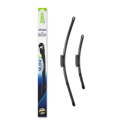 Abbildung von Scheibenwischer Valeo Silencio X.trm 574664 vorne Rahmenlos Bajonettbefestigung FIAT: Qubo, Fiorino III Box Body / Estate, CITROËN: Nemo Van
