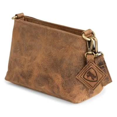 Abbildung von Berliner Bags Vintage Umhängetasche Marbella XS, Kleine Schultertasche Crossbody Bag aus Leder, Handtasche für Damen Braun