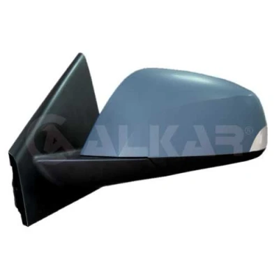 Abbildung von Außenspiegel Alkar 6122231 links grundiert elektrisch beheizbar, mit Temperatursensor, asphärisch für Linkslenker RENAULT: LAGUNA 3 Grandtour