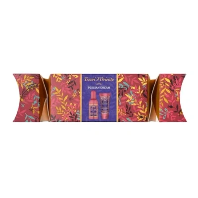 Abbildung von Tesori d&#039;Oriente Geschenkset &#039;Persian Dream &#039;, Set aus 100 ml Eau de Toilette und 75 Cremedusche, Körperpflege mit Granatapfel &amp; Rooibos Tee, Wellness Ritual für Körper Sinne