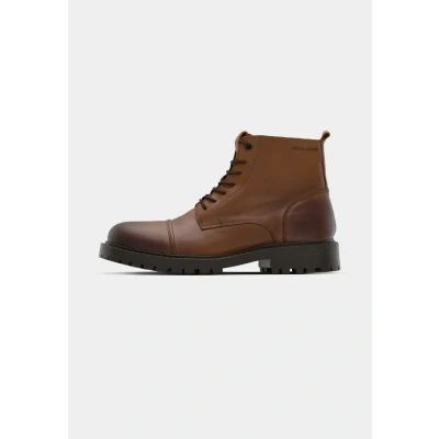 Abbildung von Jack &amp; Jones Jfwtremor BOOT Schnürstiefelette, Herren, Größe: 40, Cognac Schuhe