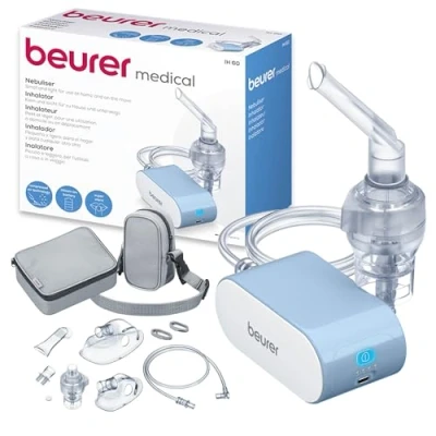 Abbildung von Beurer Ih60 Inhalator obere und untere Atemwege