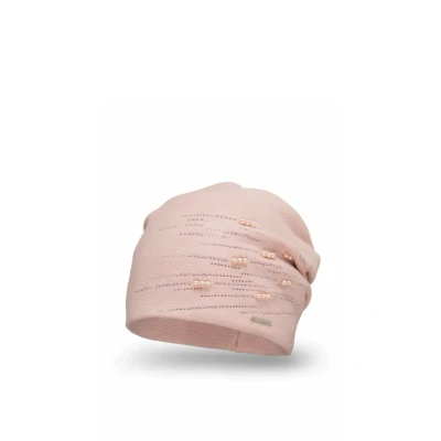Abbildung von VIVISENCE Damen Wintermütze Mit Klassischem Schnitt Warme Gemütlich Mütze Für Frauen Garn Und Wolle Verziert Perfekter Passform Ideal Kalte Wintertage Modell 7012, Rosa,Einheitsgröße