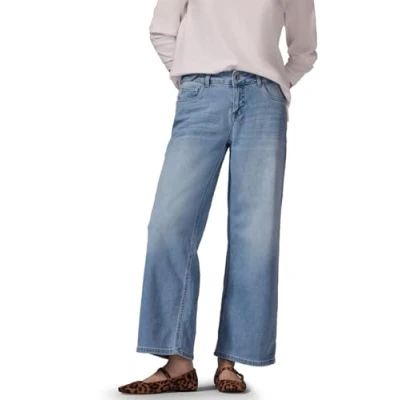 Abbildung von Street One Studio Flared Jeans, Damen, Größe: 26x28, Blau