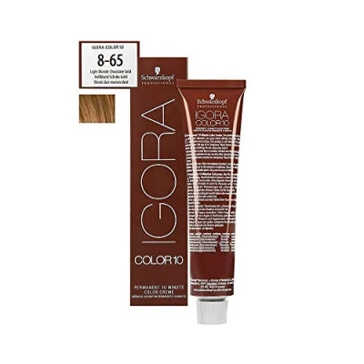 Abbildung von Schwarzkopf Professional Igora Color10 Permanente Färbung 60 ml 8 65
