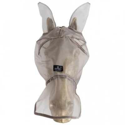 Abbildung von Kentucky Fliegenmaske Classic mit Ohren und Nase Beige Warmblut Agradi.deVerkauft von Agradi