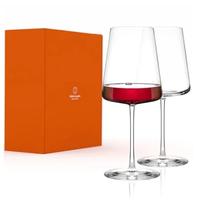 Abbildung von Stölzle Lausitz Bordeauxgläser Power 2er Set 650 ml Hochwertige Weingläser ideal für Bordeaux Moderne Bordeauxkelche aus Kristallglas maximale Geschmacksentfaltung Spülmaschinen &amp; Stoßfest