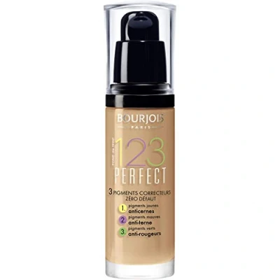 Abbildung von Bourjois 123 Perfect Liquid Foundation 57 Light Bronze 30 ml